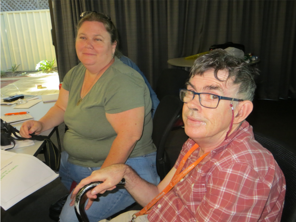 picture of Self Advocacy Western Australia committee members in meeting