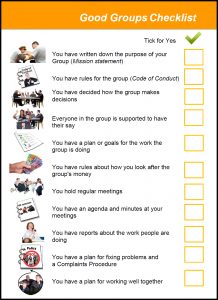 Image for the Good Groups Tool Kits - Good Groups Checklist document