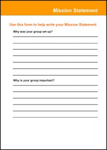 Image for the Good Groups Tool Kits- Mission Statement Form document