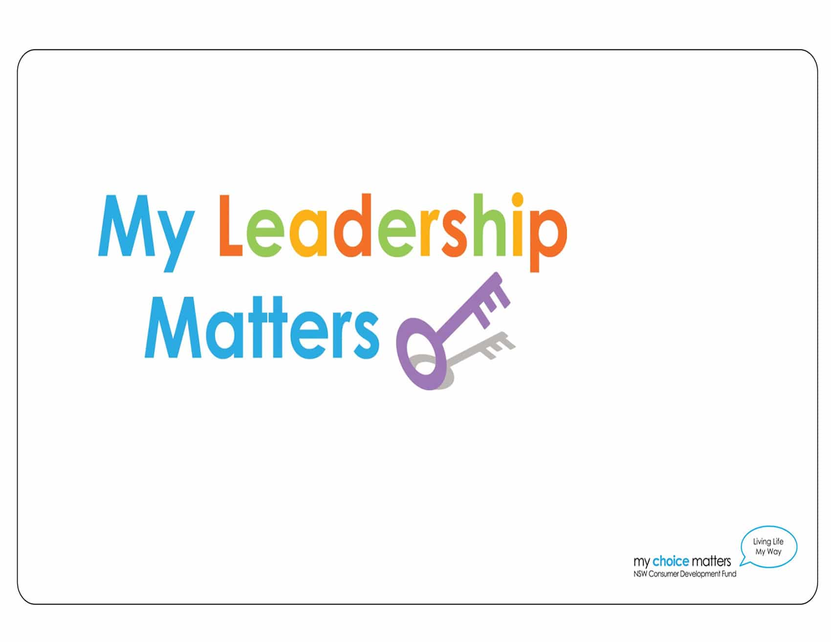 Image for the My Leadership Matters toolkit