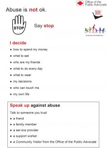 Image for the Stop Abuse brochure