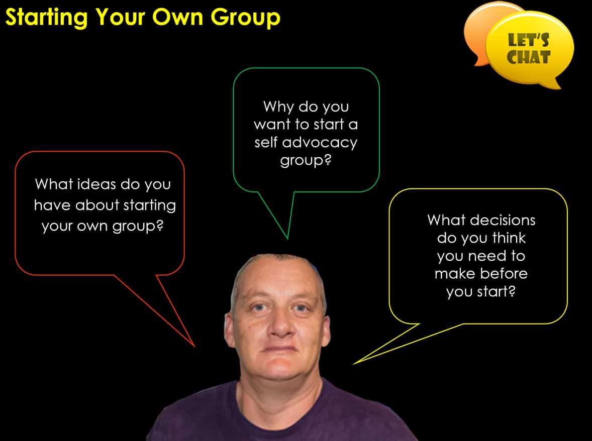 Image for setting up a new group - setting up a self advocacy group