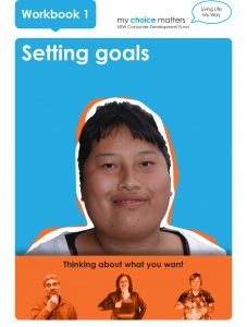 Button for Setting Goals Easy English