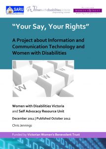 Your Say Your Rights Technology Report pic
