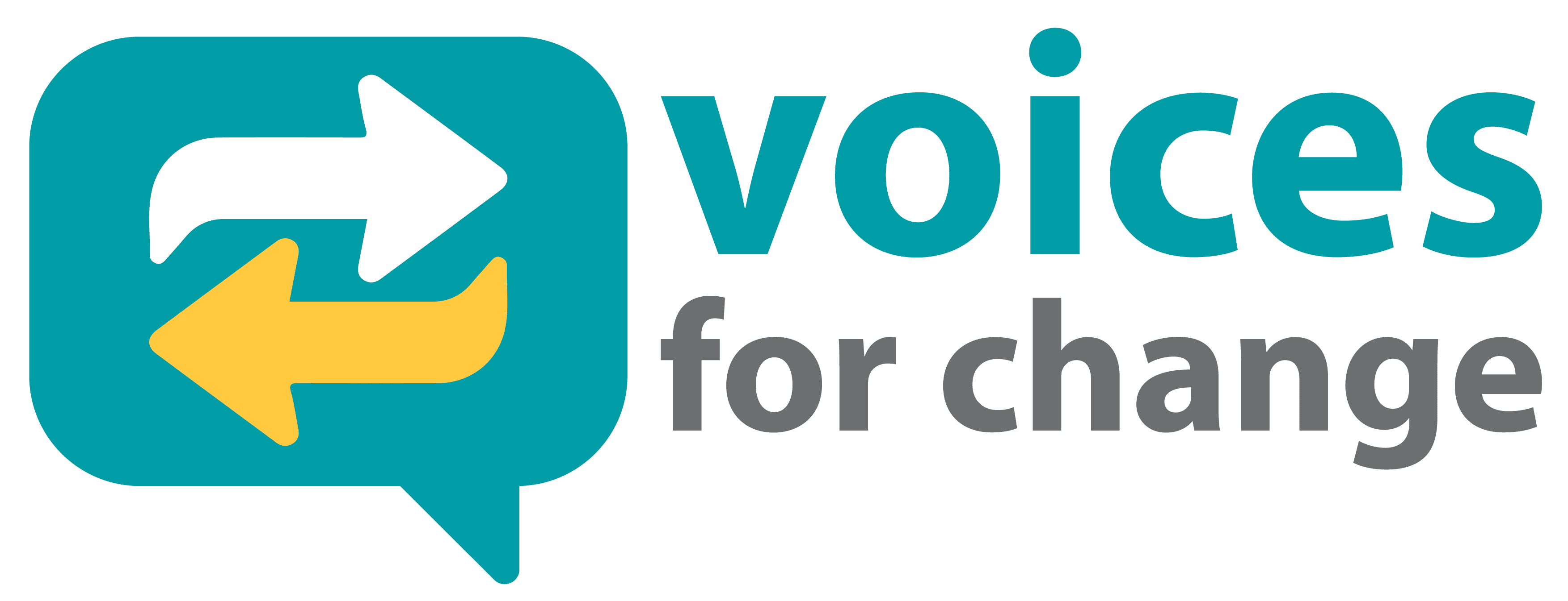 A picture of the Voices for Change logo